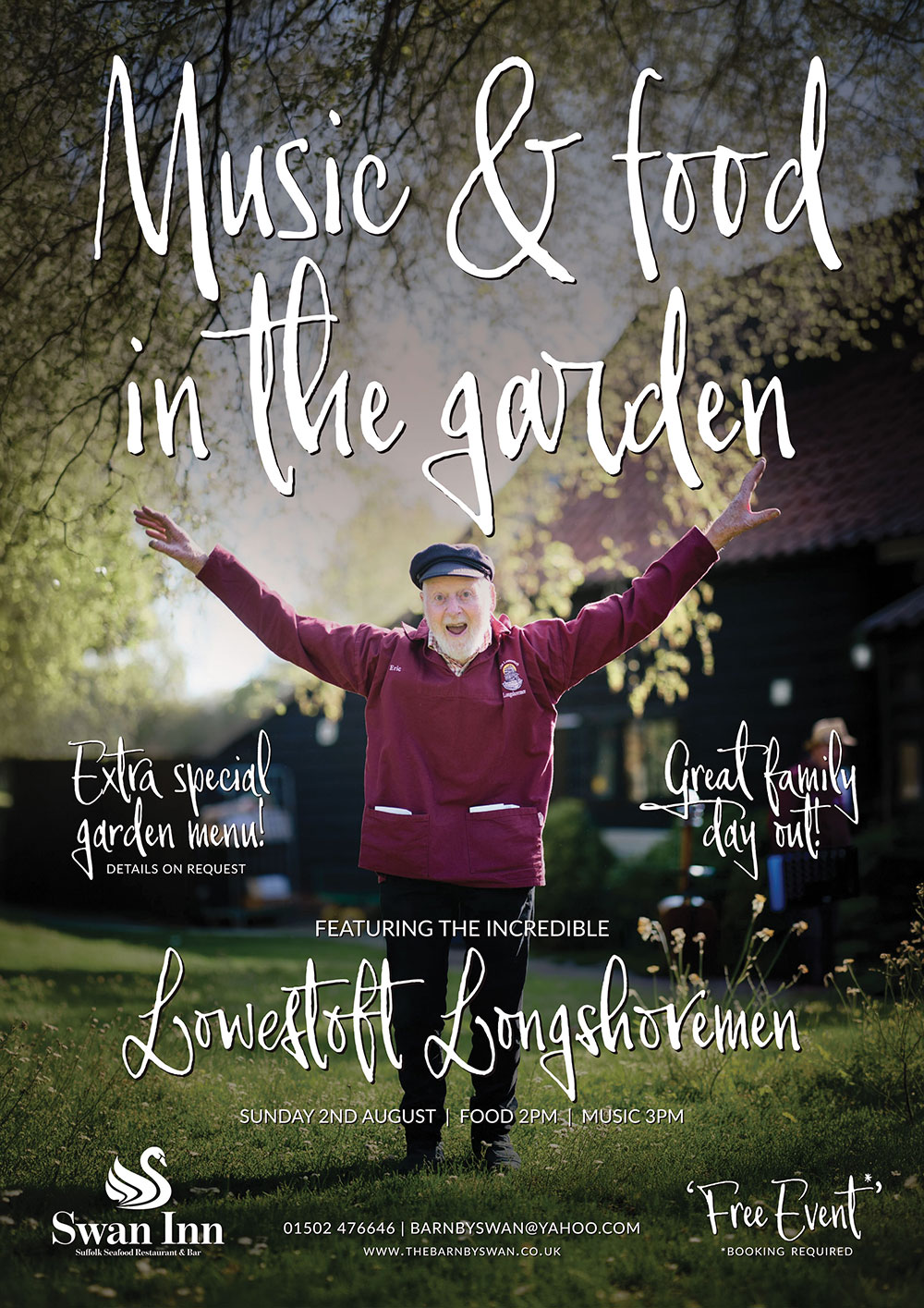Music and food in the garden